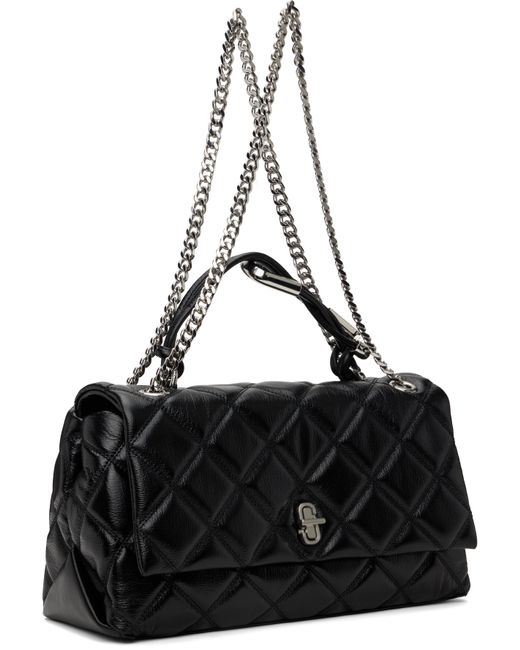Marc Jacobs ブラック 'The Quilted Dual Convertible Shoulder' バッグ Black