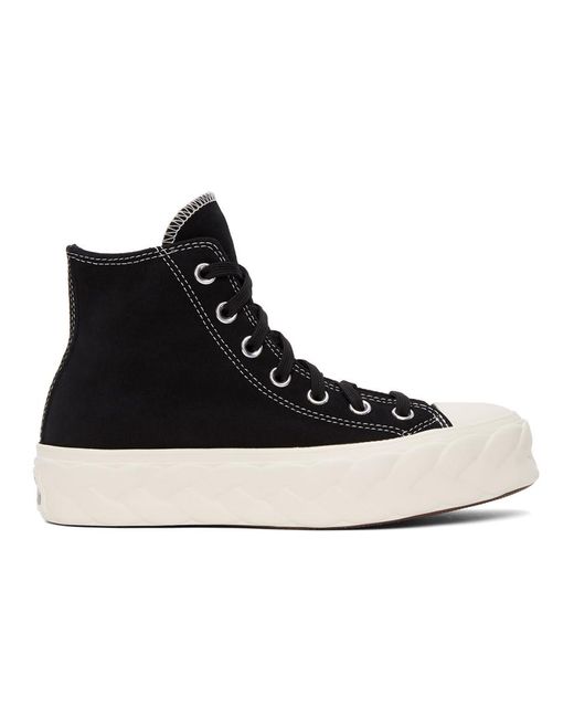 Converse Black Suede Cable Chuck Lift High Sneakers - Save 26% - Lyst