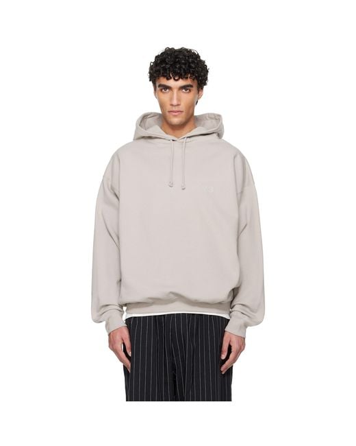 Y-3 Brown Ft Hoodie for men