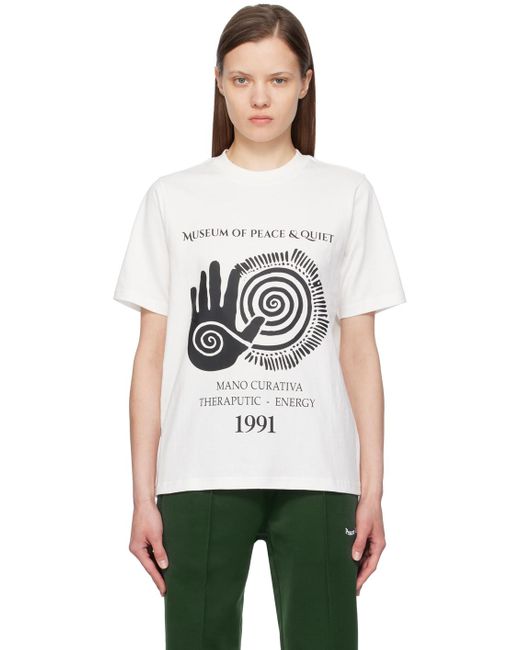 Museum of Peace & Quiet Black 'Mano Curativa' T-Shirt
