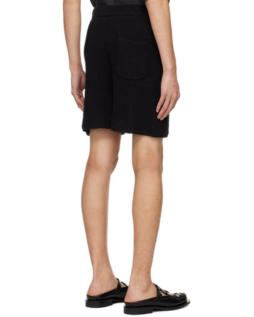 Short Noir À Cordon Coulissant Commas pour homme en coloris Black