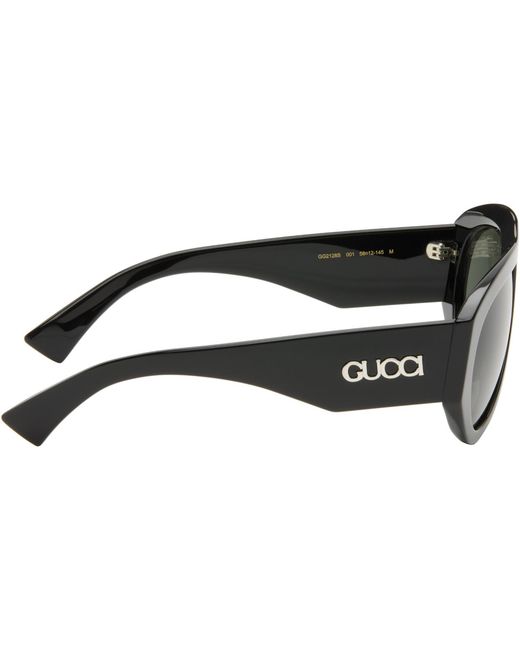 Gucci Black Mask Frame Sunglasses
