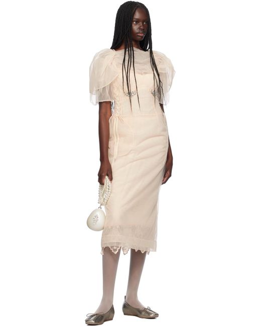 SIMONE ROCHA コルセット シャツワンピース SIMONE ROCHA コルセット シャツワンピース