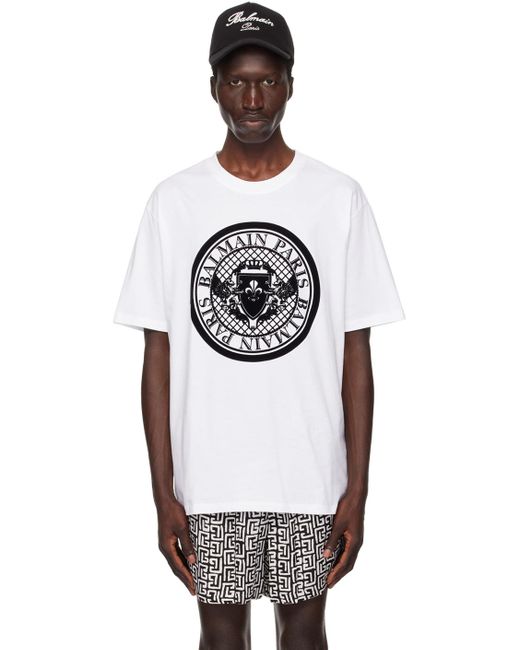 Balmain Black Coin T-shirt for men