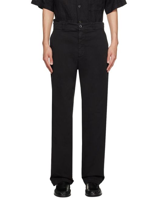 Barena Black Bria Trousers for men