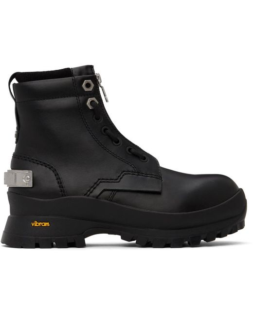 C2H4 Black Boson Boots for men