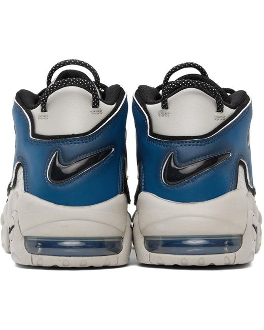 Nike Gray & Blue More Uptempo '96 Sneakers for men