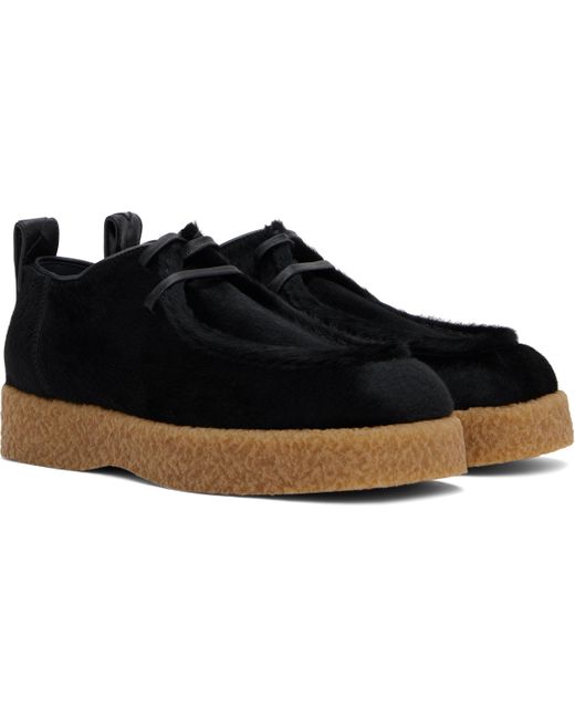 メンズ Bottega Veneta ブラック Torino レースアップダービー Black