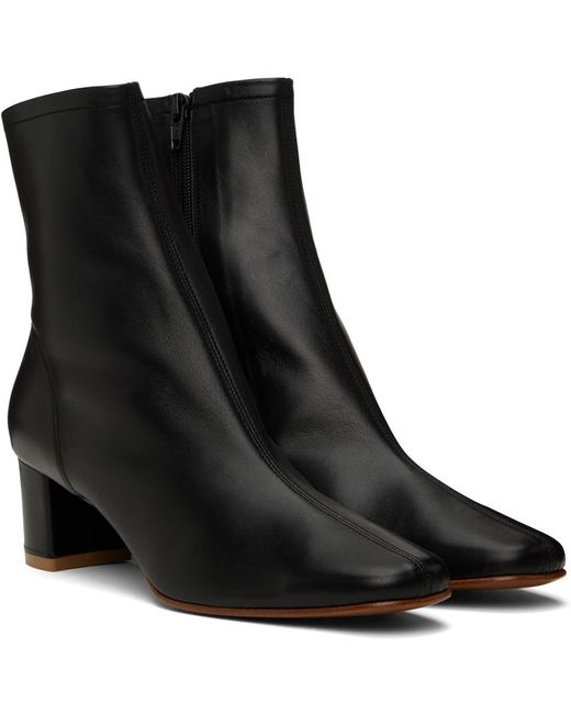 By Far Black Sofia Ankle Boots