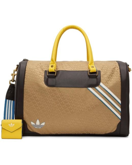 Adidas Originals Brown Adicolor 70s Duffle Bag for men