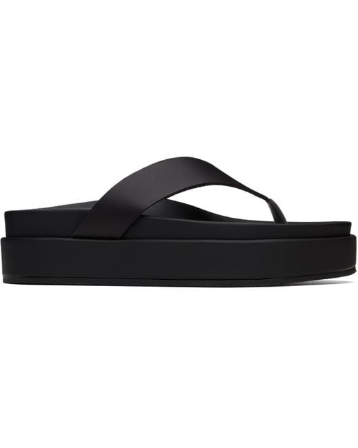 Ancient Greek Sandals ブラック Charys 2Flatform ビーチサンダル Black