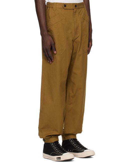 Visvim Natural Carroll Trousers for men