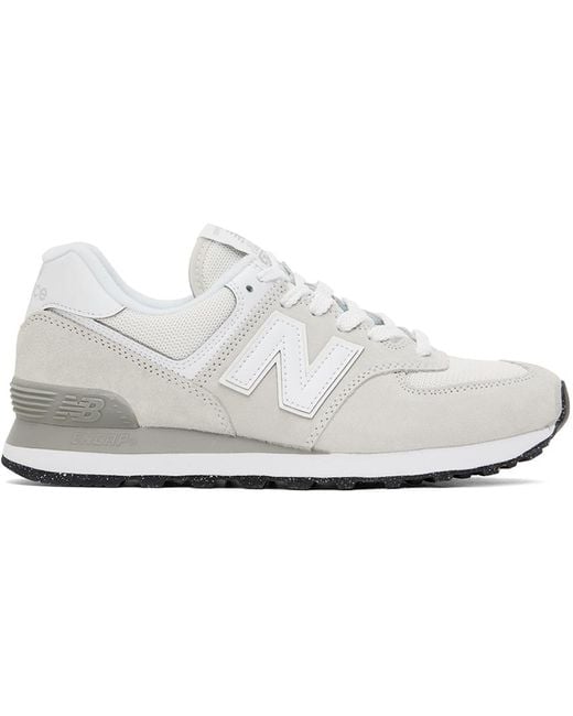 New Balance Black Gray 574 Core Sneakers for men