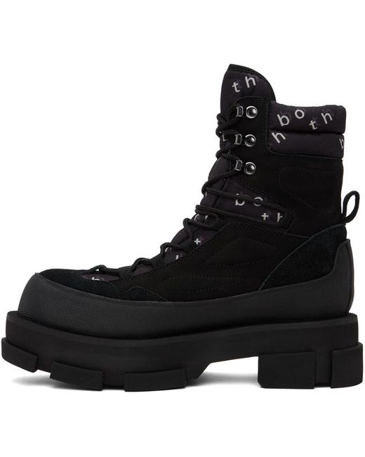 BOTH Paris Black Gao Platform Boots for men