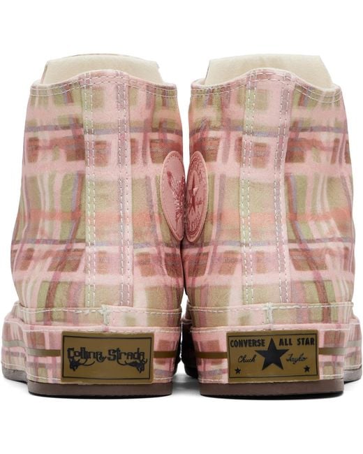 Collina Strada Pink Converse Edition Chuck 70 Hi Sneakers