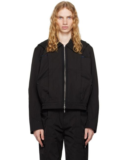 CMMAWEAR Black Gill Work Jacket for men