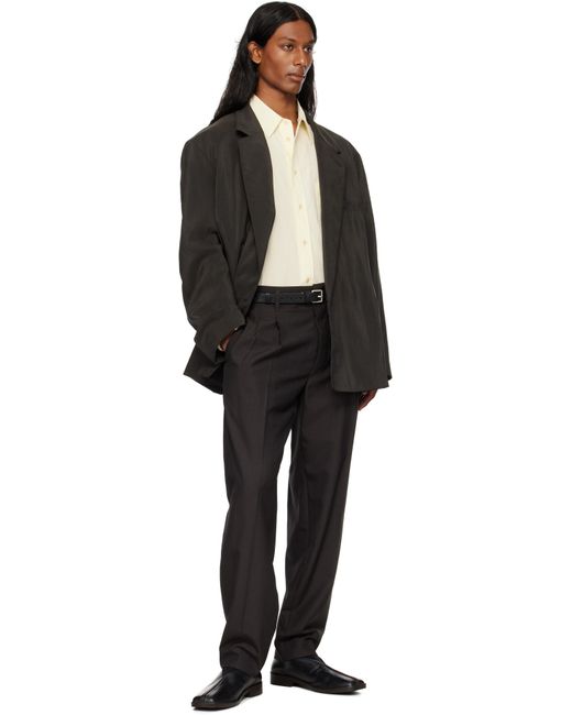 Lemaire Black Soft Db Blazer for men