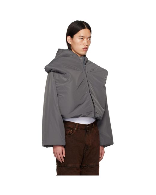 Y. Project Gray Snap Off Jacket for men