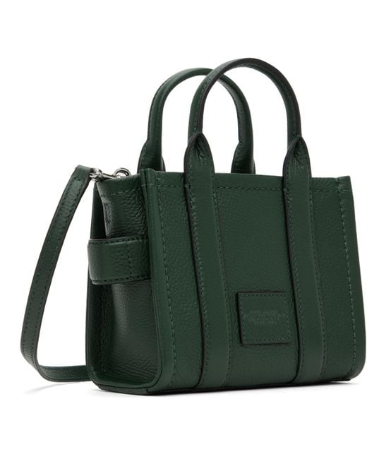 Marc Jacobs Green Khaki 'The Leather Crossbody' Tote