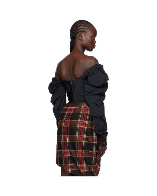 Vivienne Westwood Black Ls Sunday Corset Top