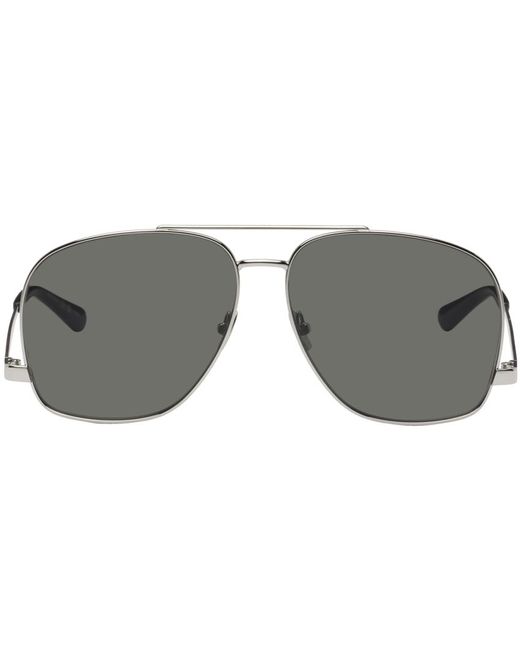 Saint Laurent Black Silver Sl 653 Leon Sunglasses for men