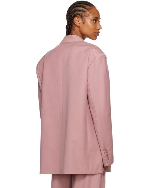 Frankie Shop Pink Gelso Blazer