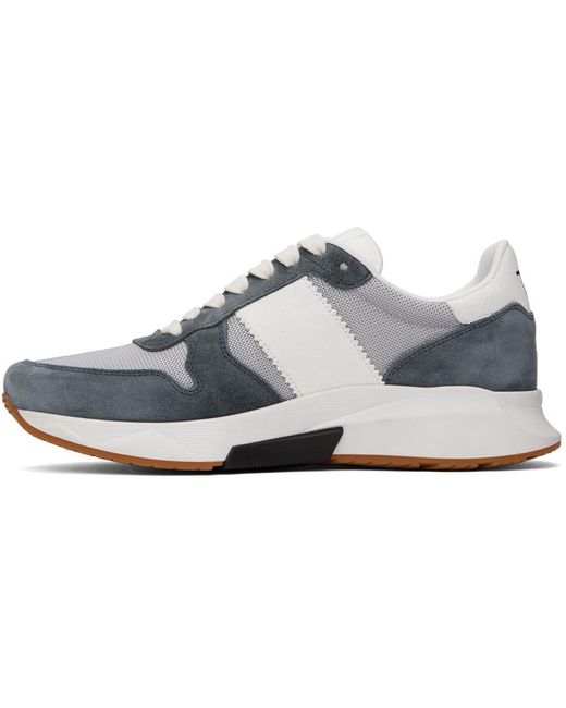 Tom Ford Black Gray jagga Sneakers for men