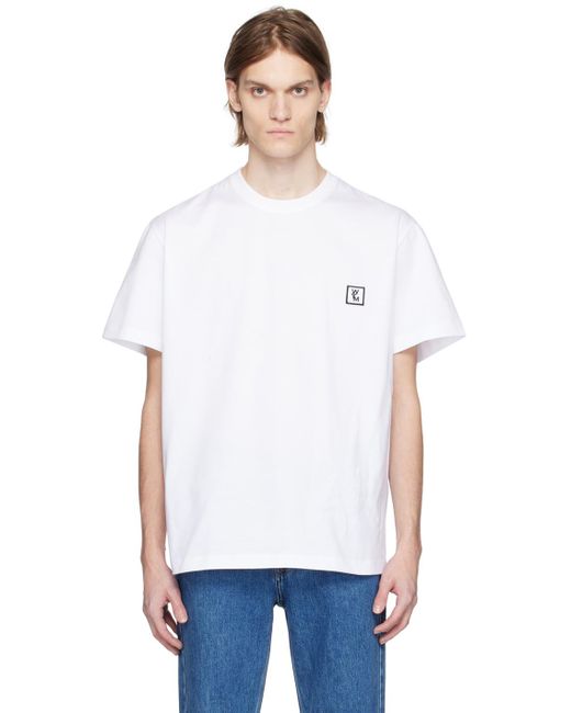 Wooyoungmi White Patch T-shirt for men