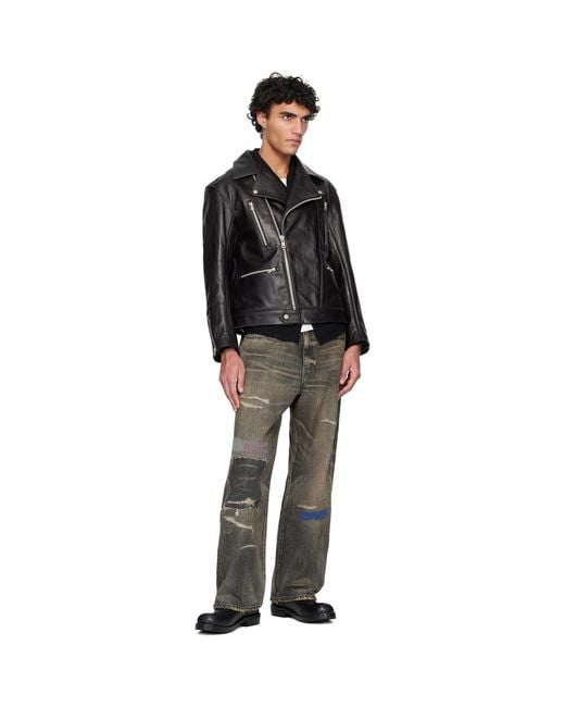 Neighborhood Black Dp Wide Jeans for men