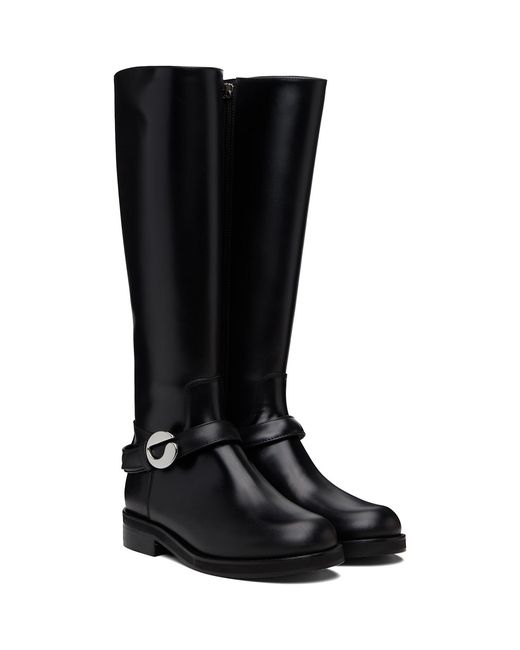 Coperni Black Belt Cavalier Tall Boots