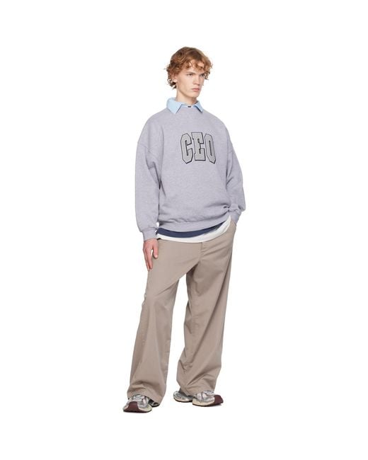 Balenciaga Gray Workwear Trousers for men