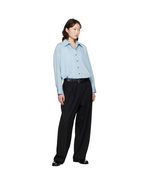 Cordera Blue Oversized Shirt