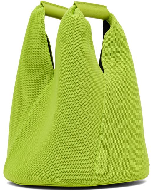 MM6 by Maison Martin Margiela Green Triangle Bucket Bag