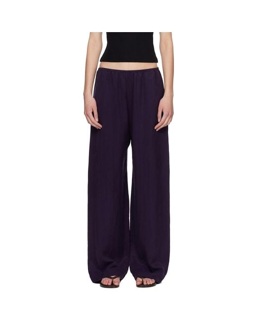 Leset Blue Kim Pocket Trousers