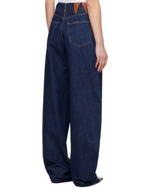 DARKPARK Blue Khris Barrel Leg Jeans
