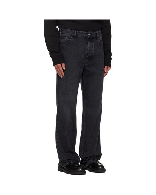 Marni Black Faded Jeans for men