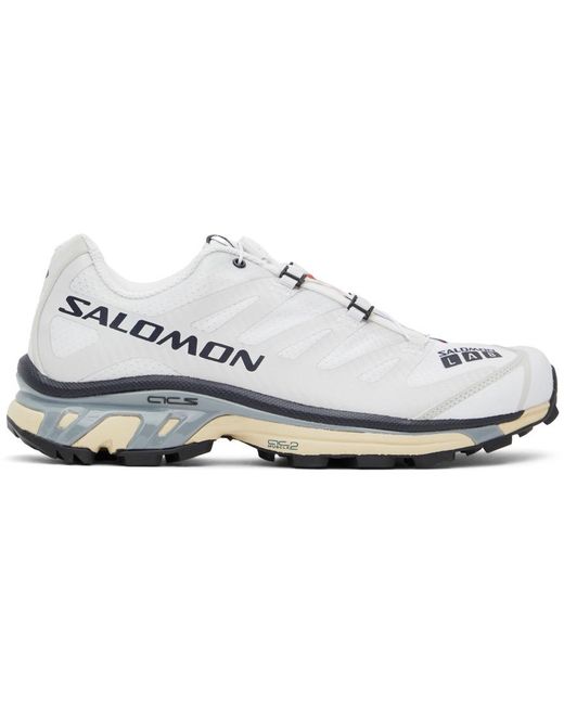 Salomon White & Gray Xt-4 Sneakers for Men | Lyst Australia