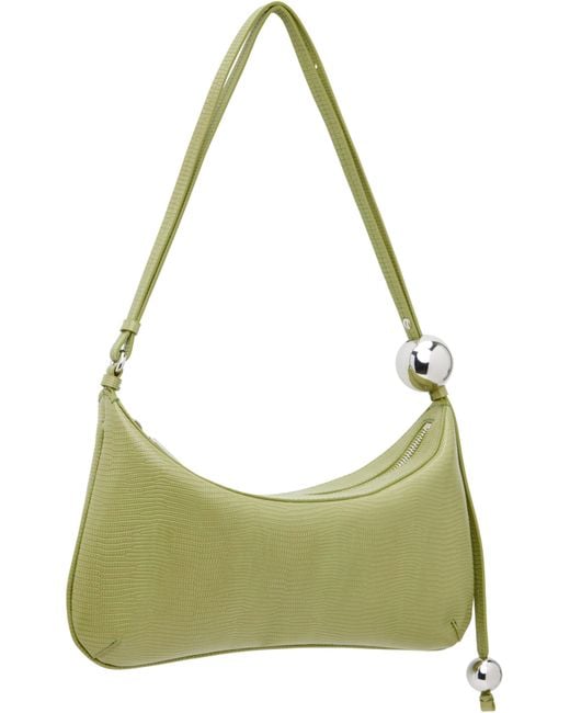 Jacquemus Green La Croisière 'The Large Bisou Perle' Bag