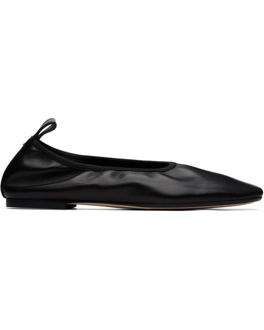 Aeyde Black Dex Ballerina Flats