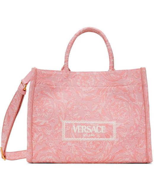 Versace バロッコ Athena トートバッグ Pink