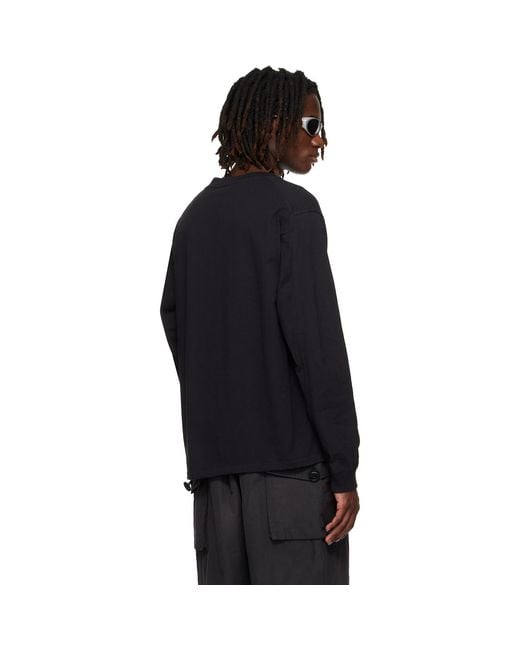 Arc'teryx Black Kragg Cotton Ls T-Shirt for men