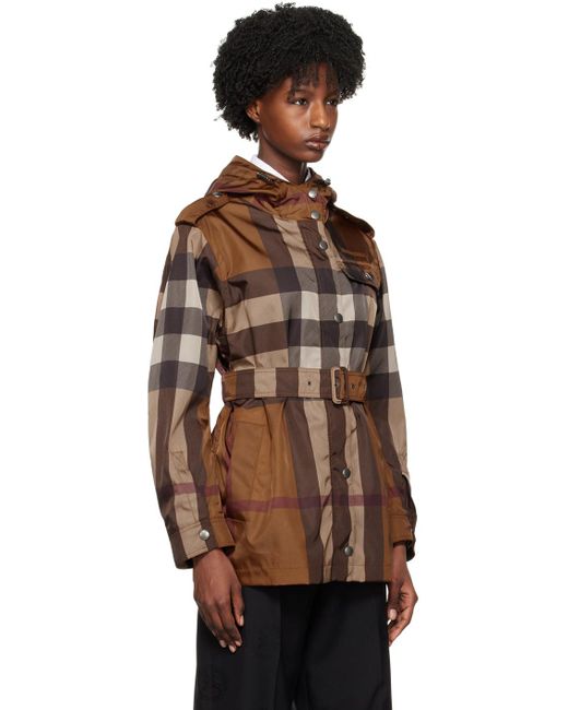 Burberry Brown Check Jacket