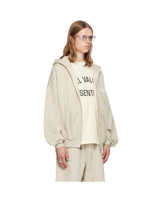 Fear Of God Natural 90's Zip-Up Hoodie for men