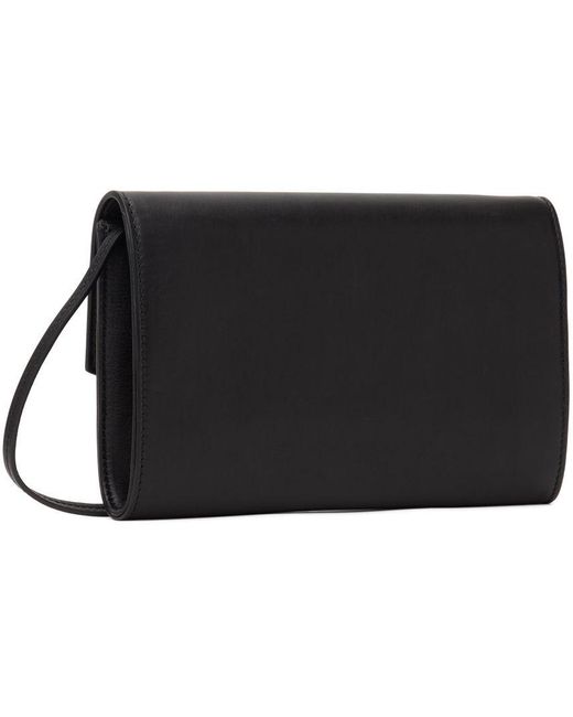 The Row Black Envelope Bag Lyst