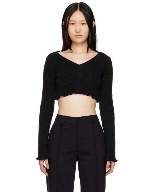 Jacquemus Black & Navy 'la Maille Santon' Sweater