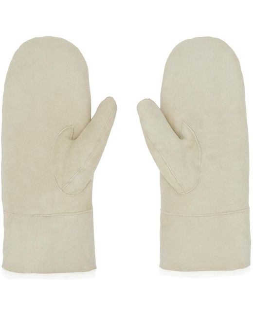 Totême  Toteme White Hardware Gloves