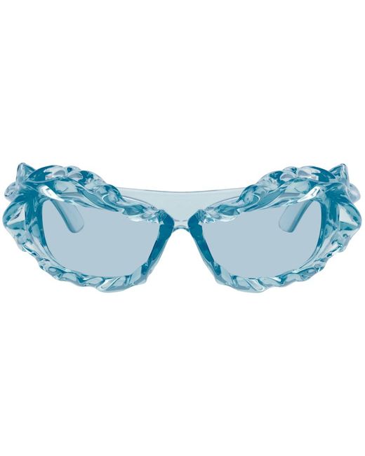 OTTOLINGER Blue Twisted Sunglasses for men