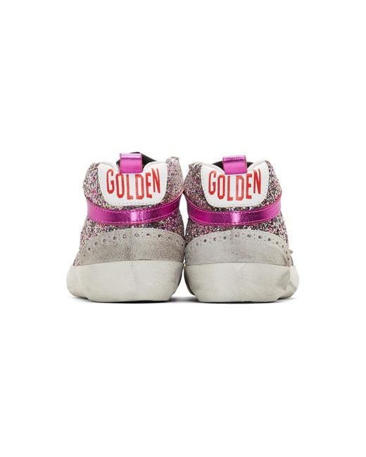 Golden goose mid deals star pink