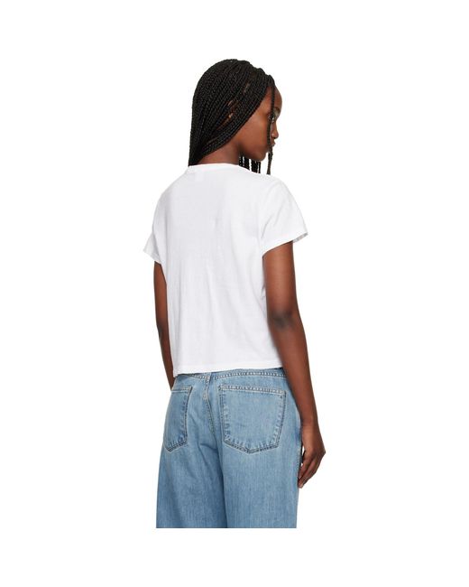 Re/done Black Hanes Edition 1950S Boxy T-Shirt