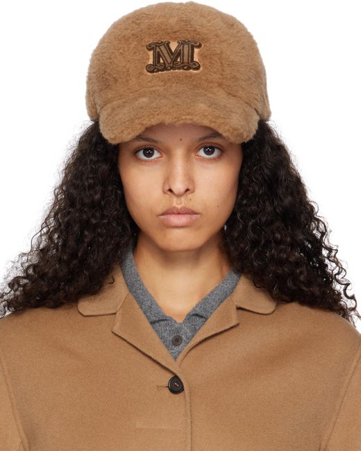 Casquette Brune En Molleton Max Mara en coloris Brown